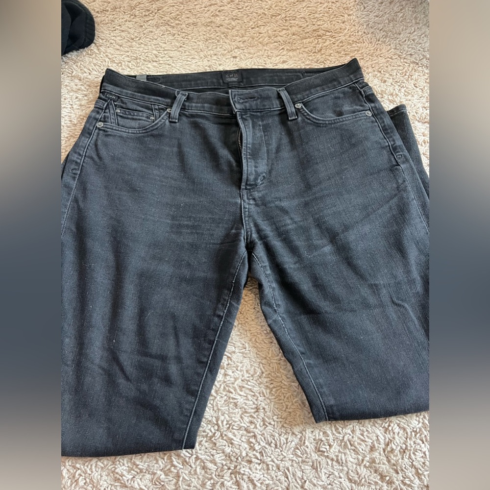 Citizens of humanity light washed black jeans